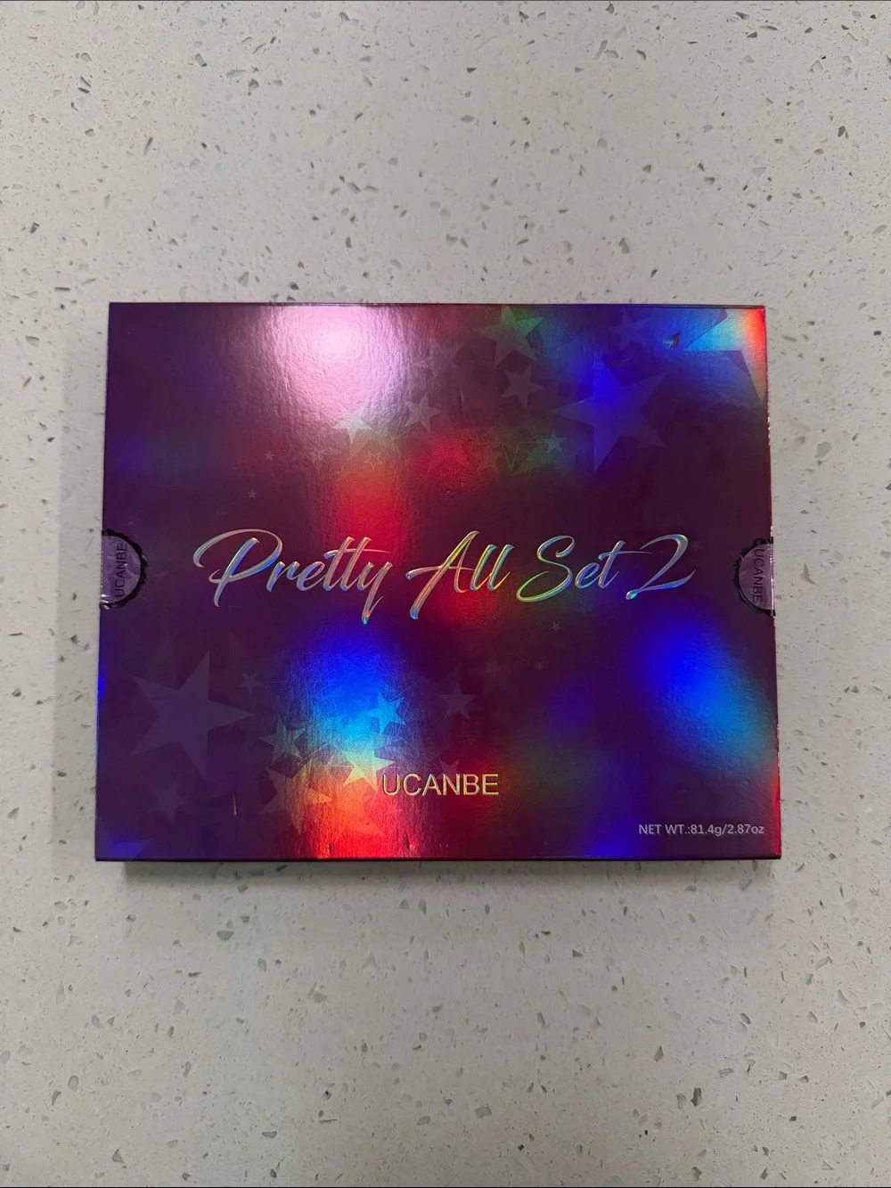 Pretty All Set 2 Eyeshadow Palette - Holographic Pink/Purple